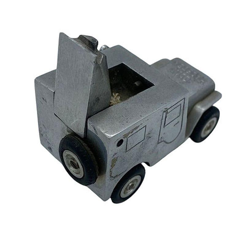 Rare Hand Machined Willys Jeep Ges-Gesch Table Lighter, West Germany by by Baier - 10