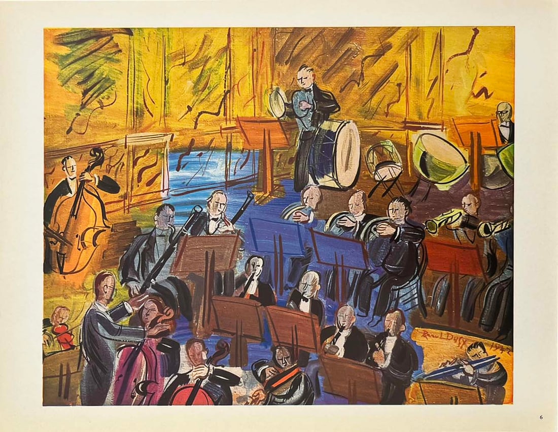 Dufy Colorplate 6 The orchestra (After) (1 of 1)