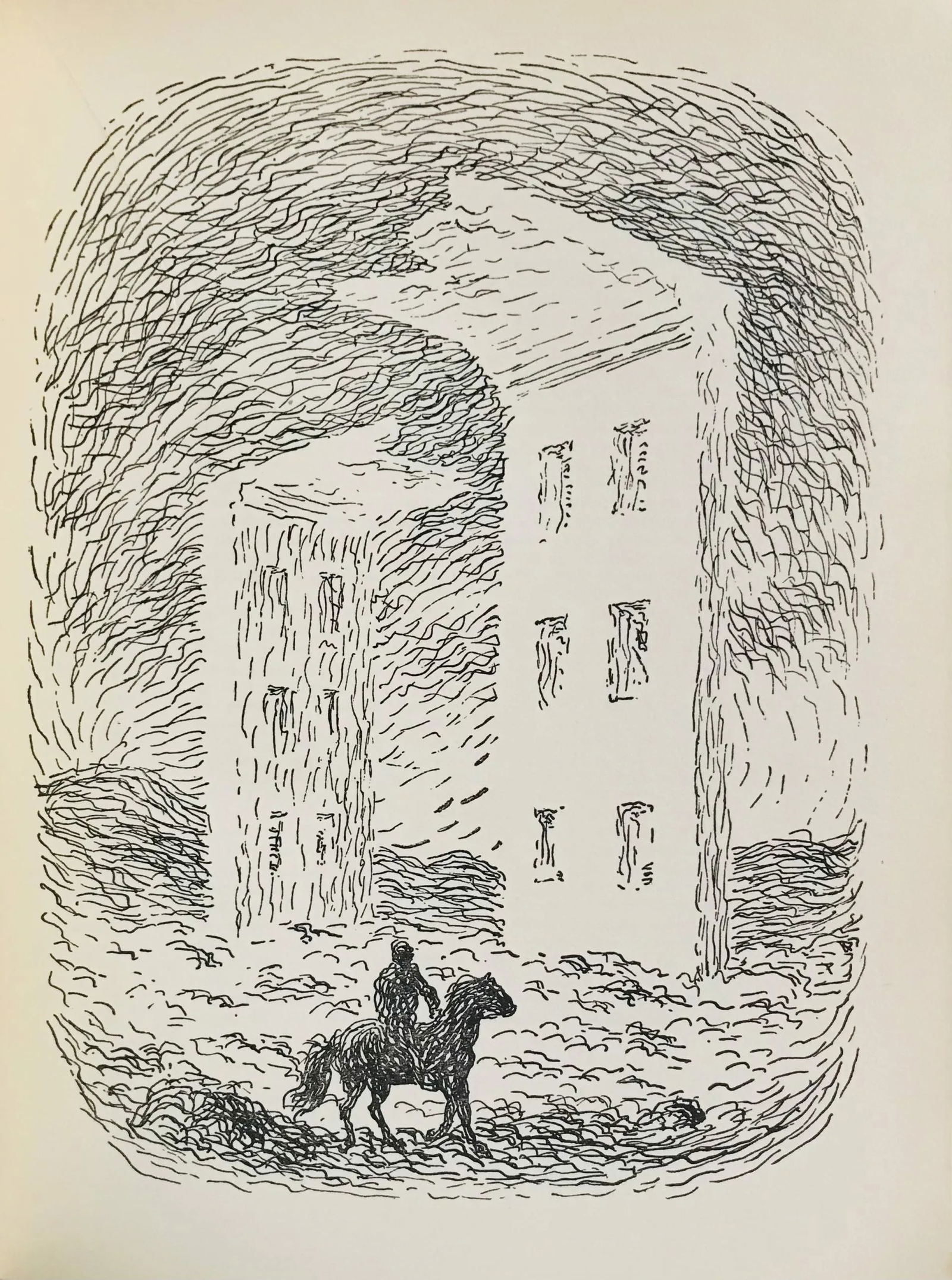 1948 Rene' Magritte Illustration 7, Les chant de Maldoror: Title: 1948 Rene' Magritte Illustration 7, Les chant de Maldoror Artist: Magritte, Magritte Maldoror Size: 1 Description: Title: Les chants de Maldoror A