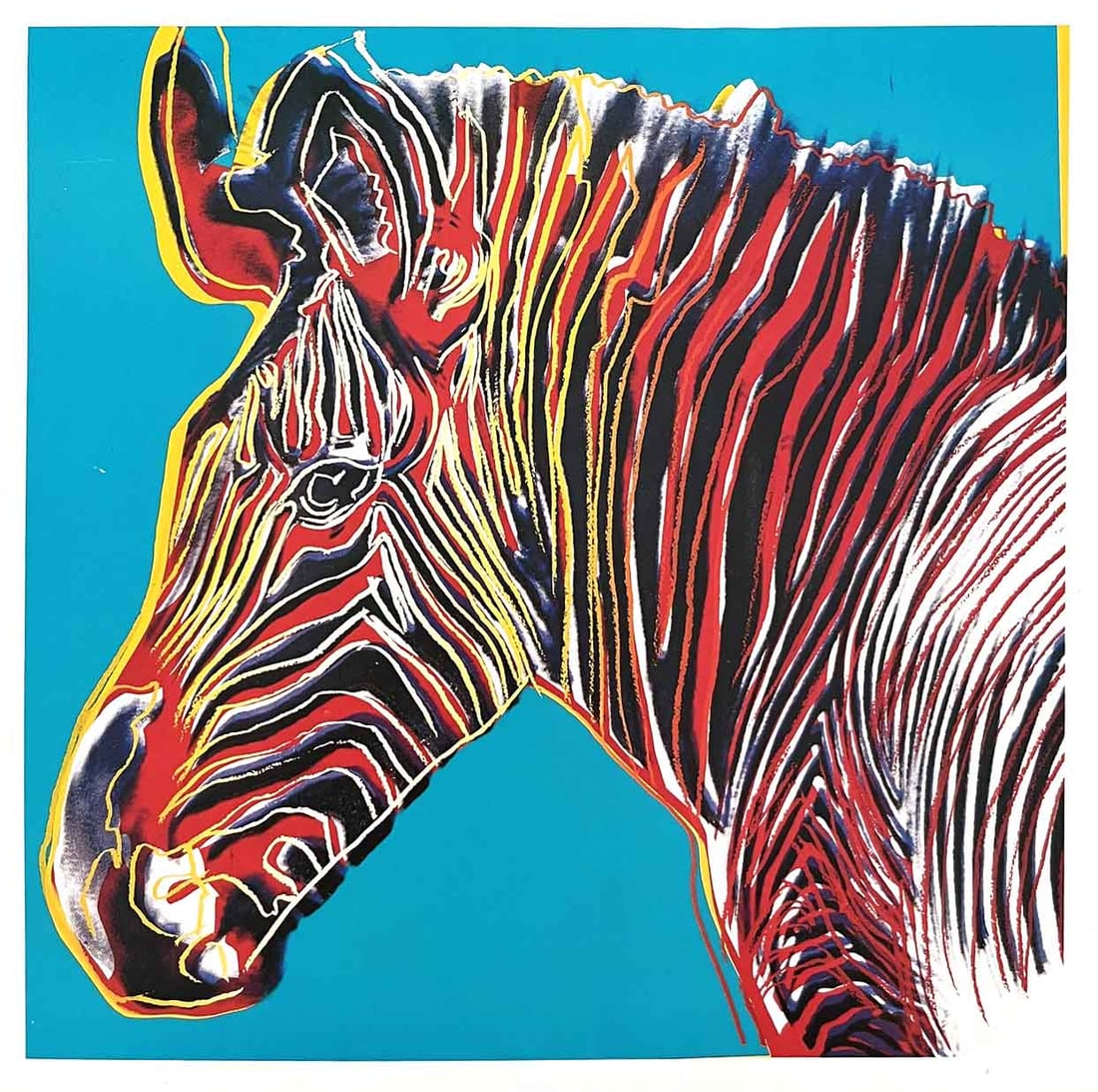 Andy Warhol Pop Art Gravy Zebra 1983 (1 of 1)