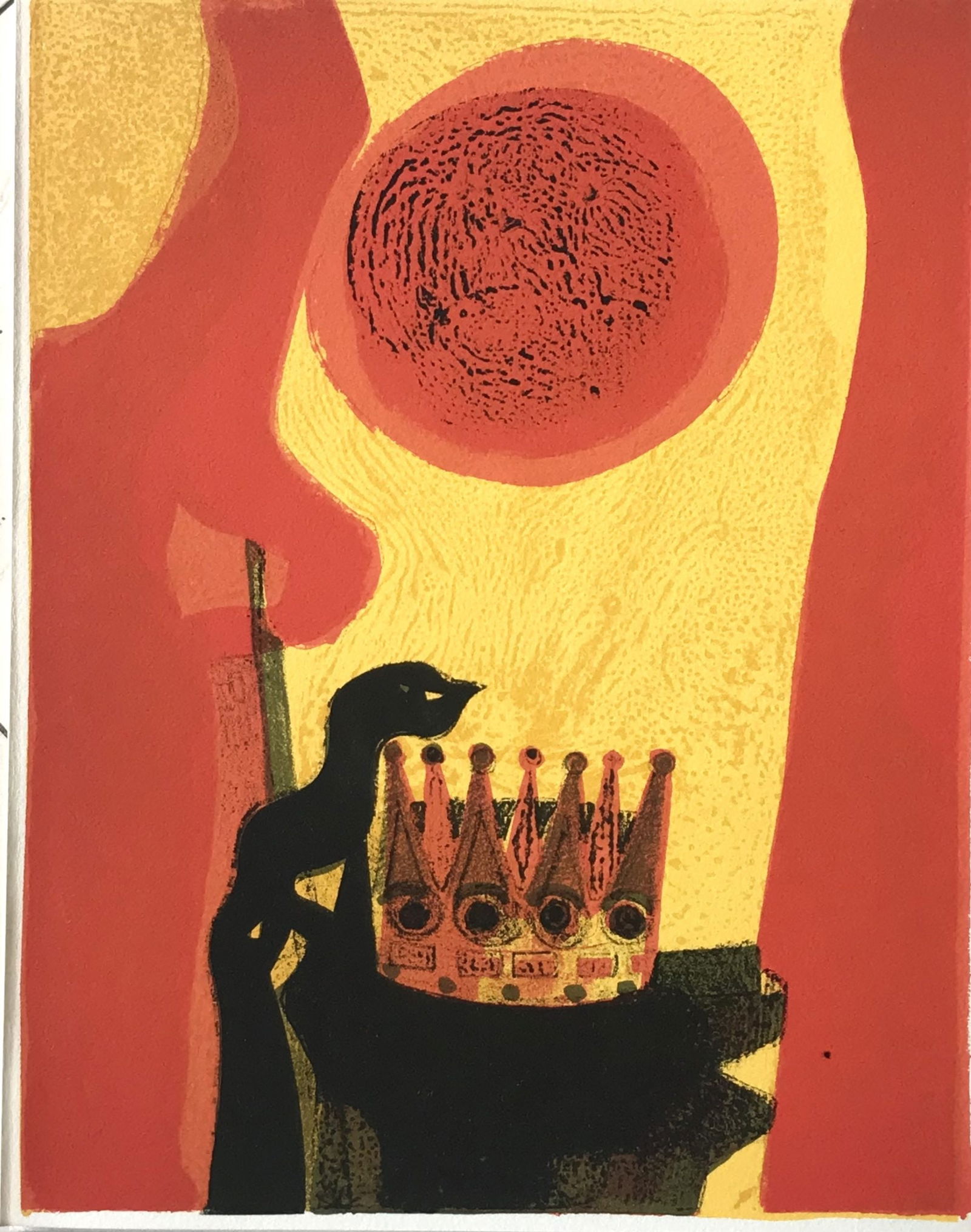 1969 Andre Minaux Original Lithograph V1-7 Mourlot (1 of 1)