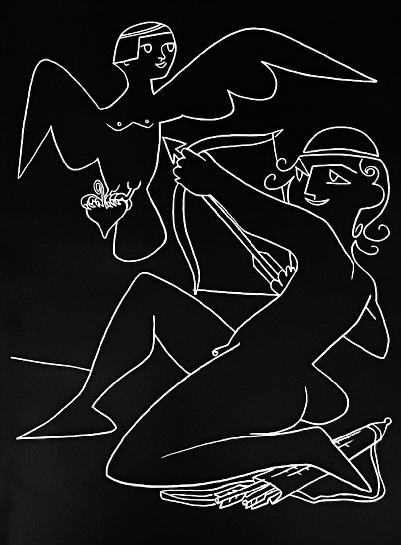 Francoise Gilot Lithograph Theif Of Heart 1975: Title: Francoise Gilot Lithograph Theif Of Heart 1975 Artist: Gilot Size: 1 Description: Artist: Francoise Gilot Country: France Title: Thief of Heart Medium: Lithograph Marks: Not signed, not numbere