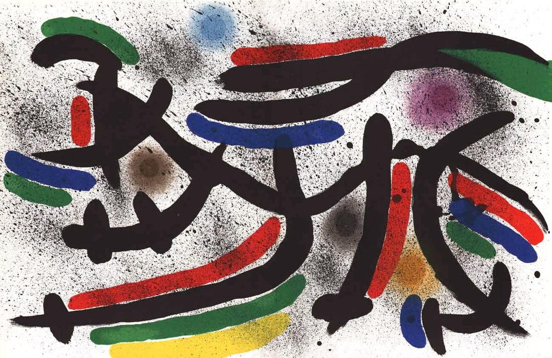 Joan Miro Original Lithograph V1-9d Mourlot 1970 (1 of 1)