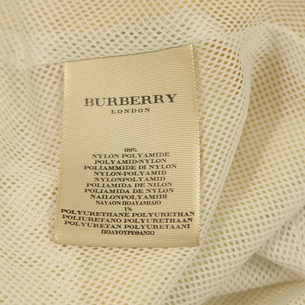 Burberry Light Yellow Polyamide Raincoat Mac Trench Jacket Coat size US8, UK10 - 7