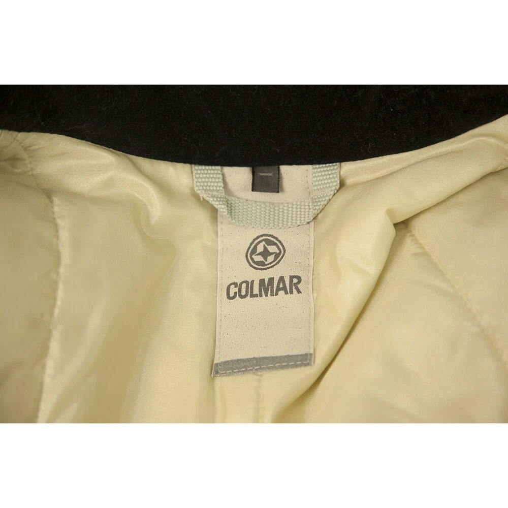 Colmar White Ski Winter Hooded Zipper Jacket size 42 - 3