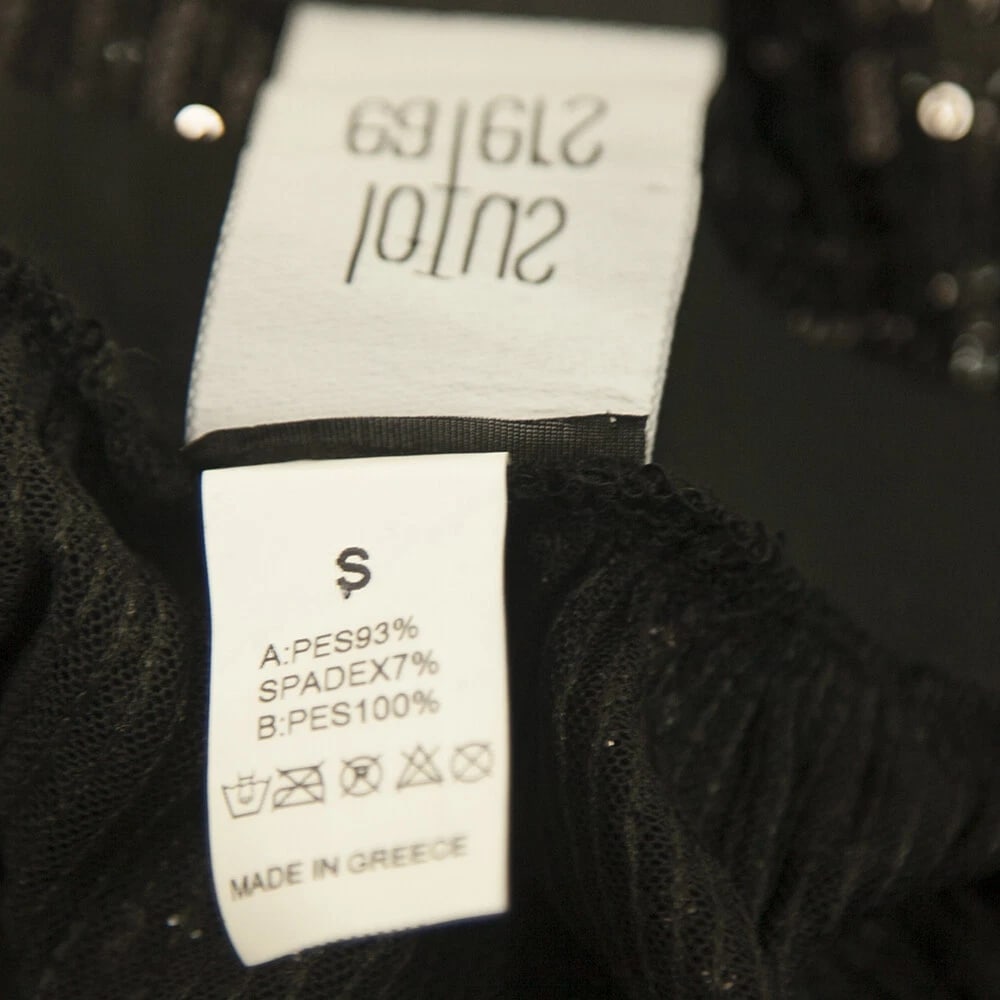 Lotus Eaters Black fully Sequined Woman's Harem Pants Trousers size S - 4