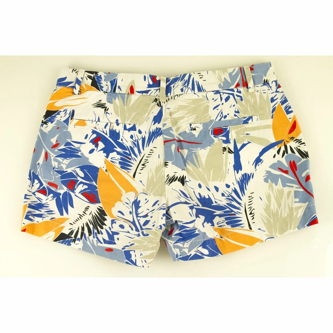 Gap Khakis Sunkissed Blue White Floral Shorts Pants Trousers - Size 2 - 2