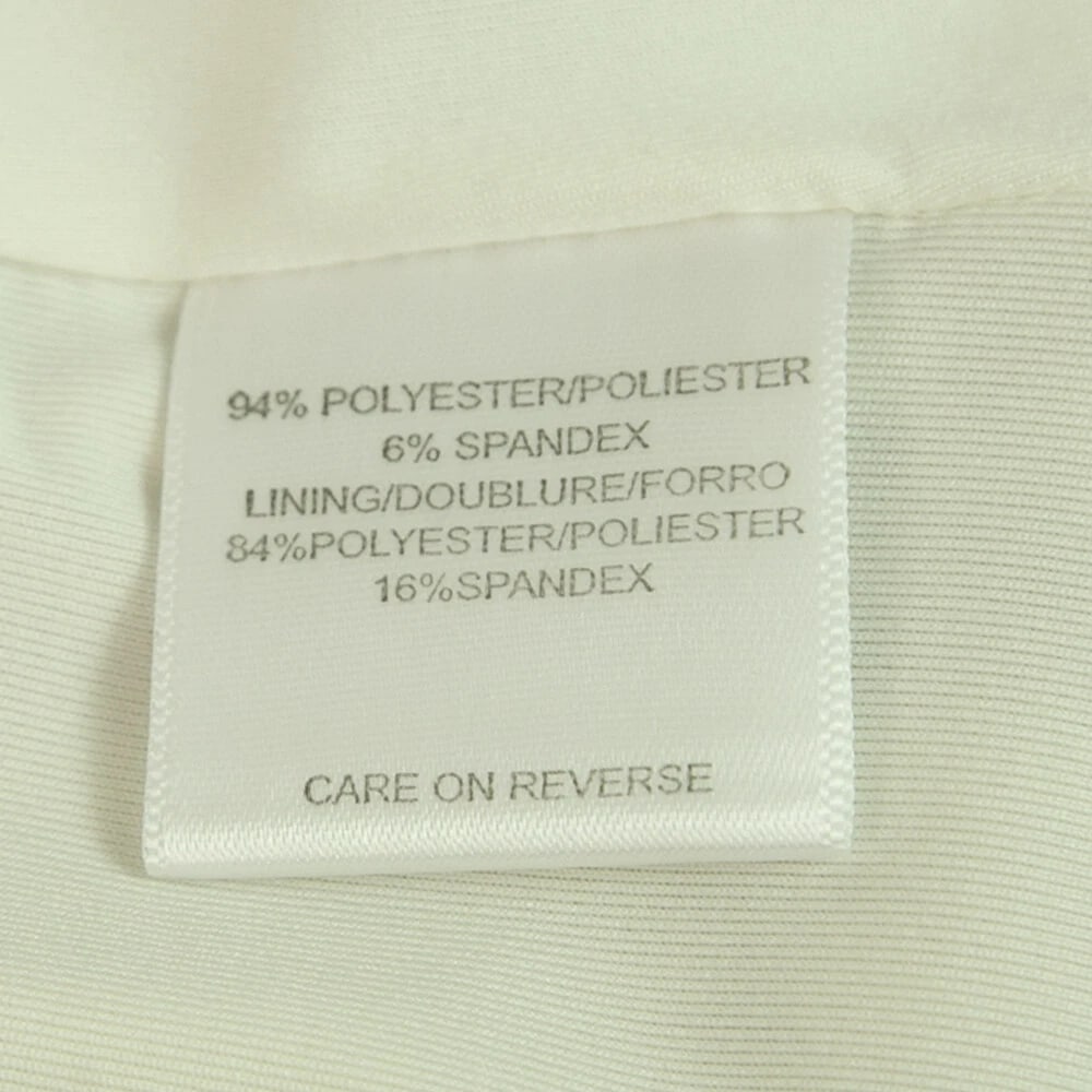 BCBG Max Azria Beige White Stripes Spaghetti Straps Mini Length Dress size XS - 4