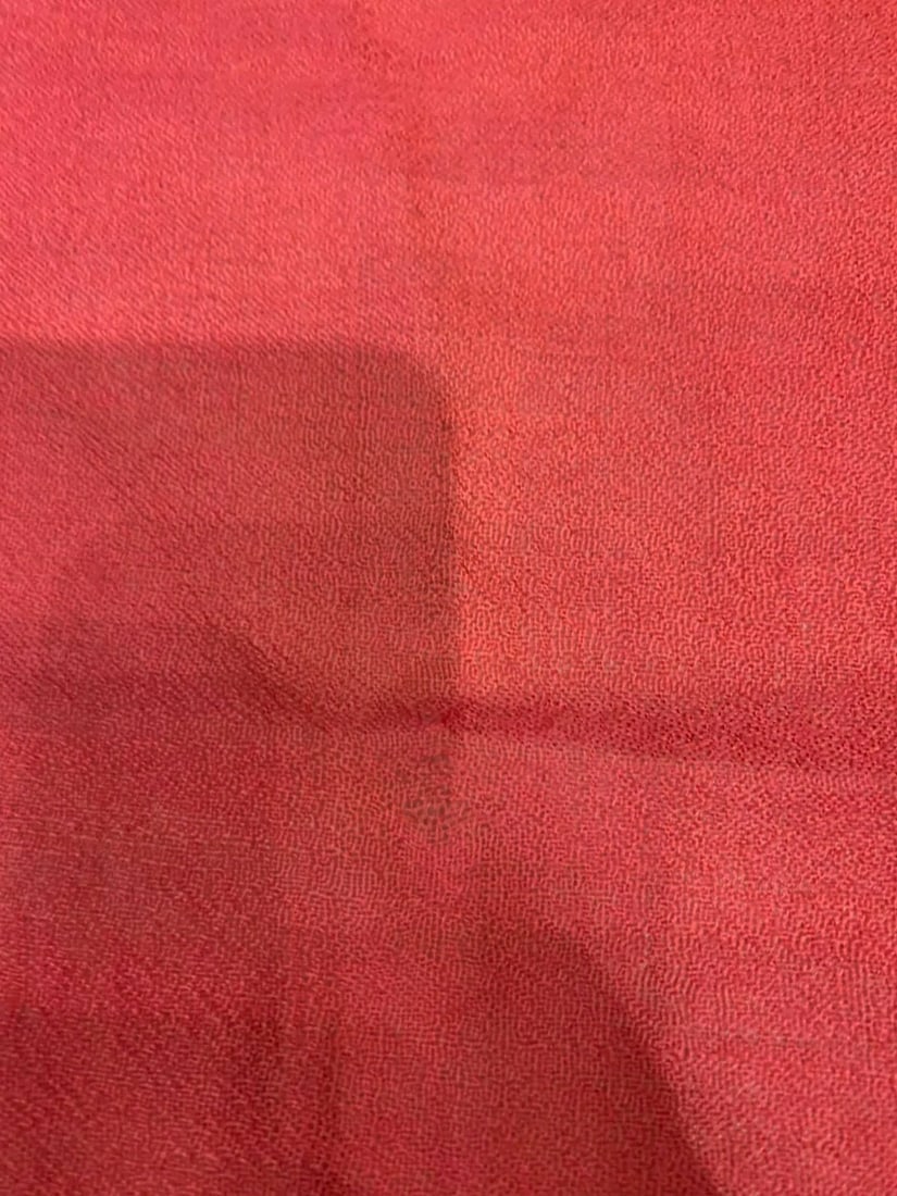 MCM Fuchsia Cashmere Wool Large Scarf Pashmina Shawl - 10