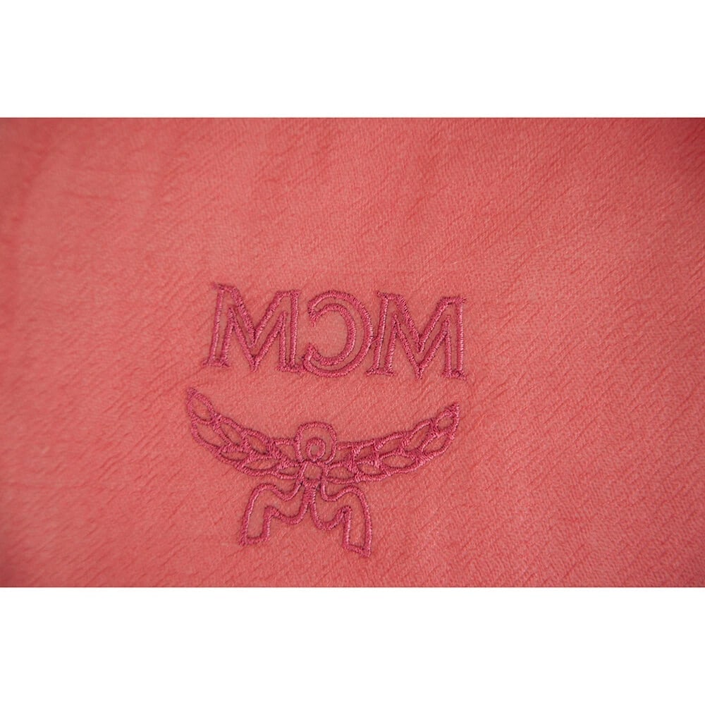 MCM Fuchsia Cashmere Wool Large Scarf Pashmina Shawl - 7