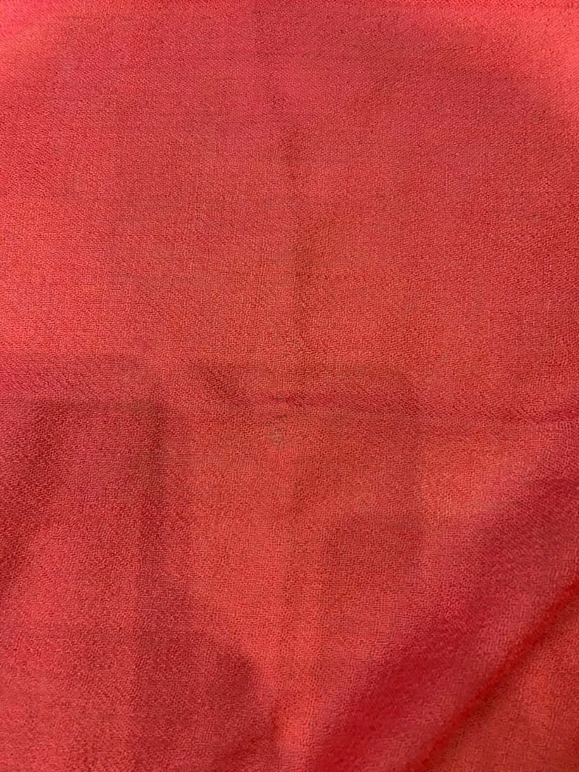 MCM Fuchsia Cashmere Wool Large Scarf Pashmina Shawl - 9