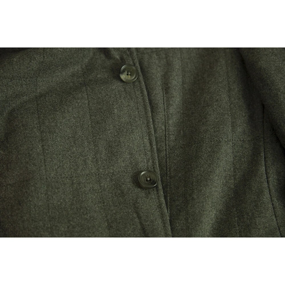 Ermenegildo Zegna Gray Wool Silk Cashmere Button Front Men's Jacket size 7- 58 C - 5