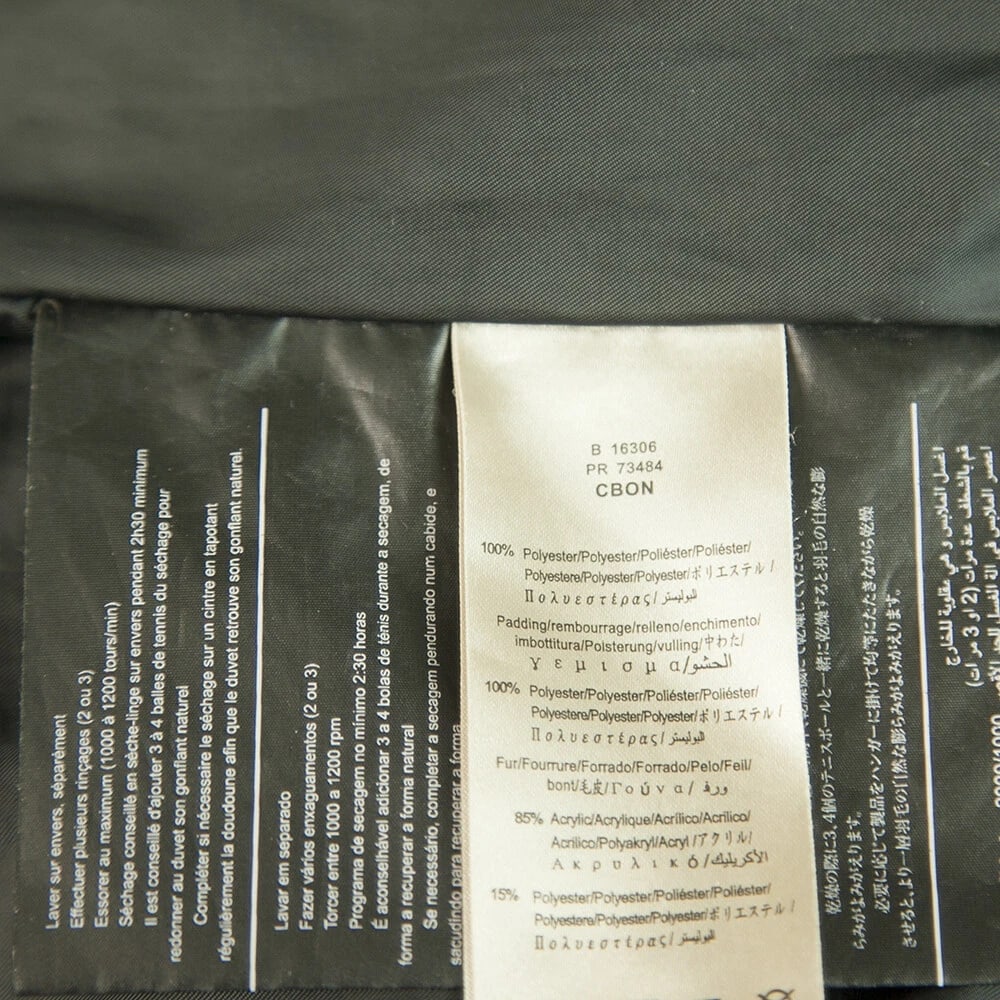 Burberry Girl's 12Y Black Polyester Quilted Puffer Hooded Jacket - 4