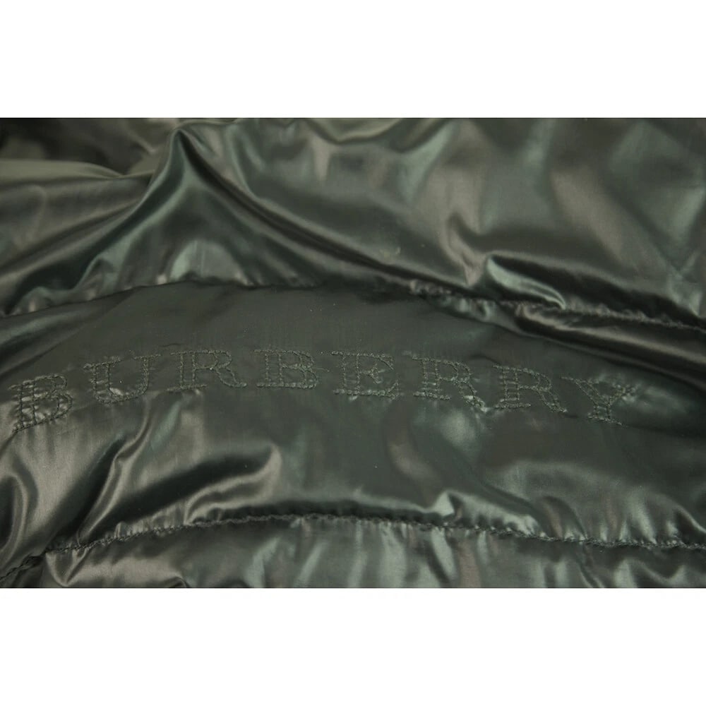 Burberry Girl's 12Y Black Polyester Quilted Puffer Hooded Jacket - 5