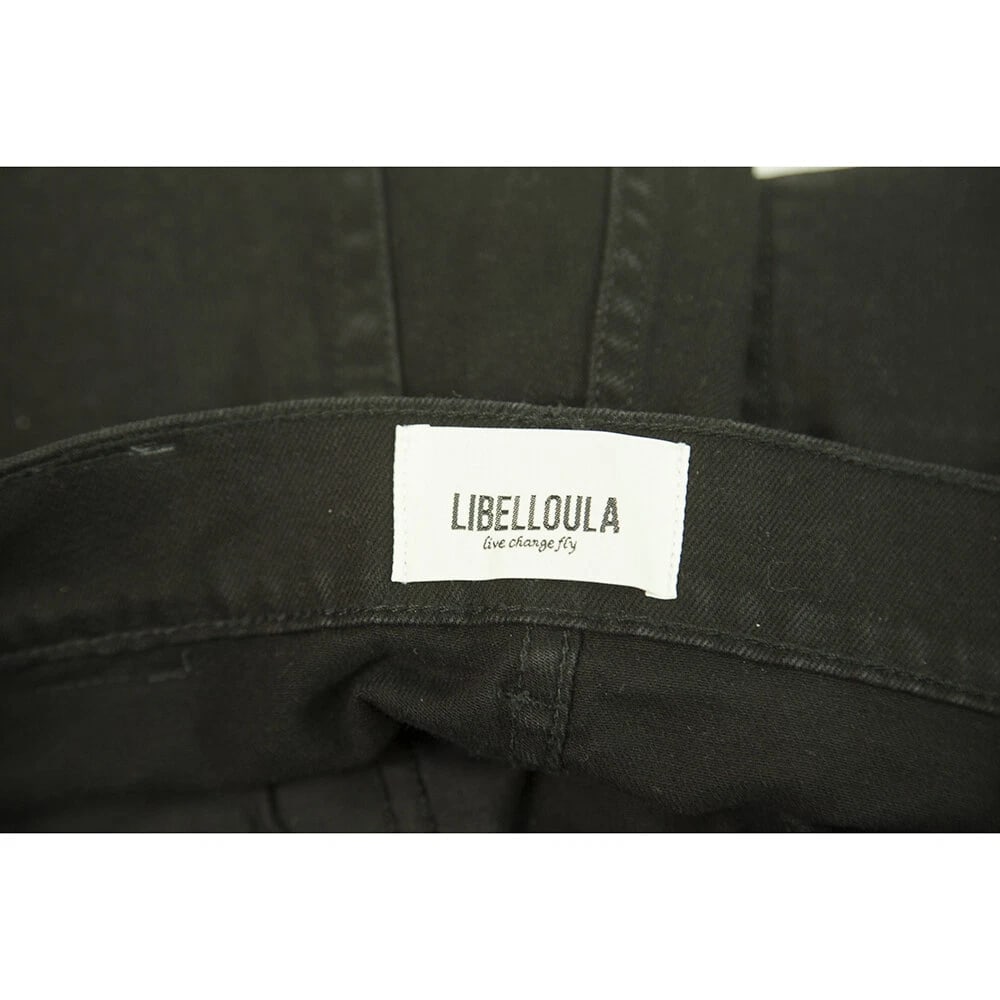 Libelloula Black Sequined front Zippers Summer Shorts Trousers Pants - 4