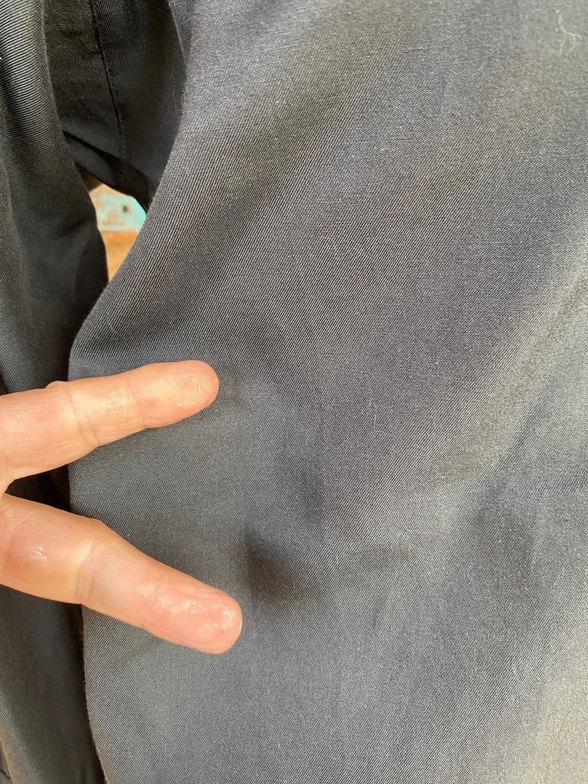 Vintage 1980s Black Studded Blouse 80s Embellished Oversized Style Sz S M - 10