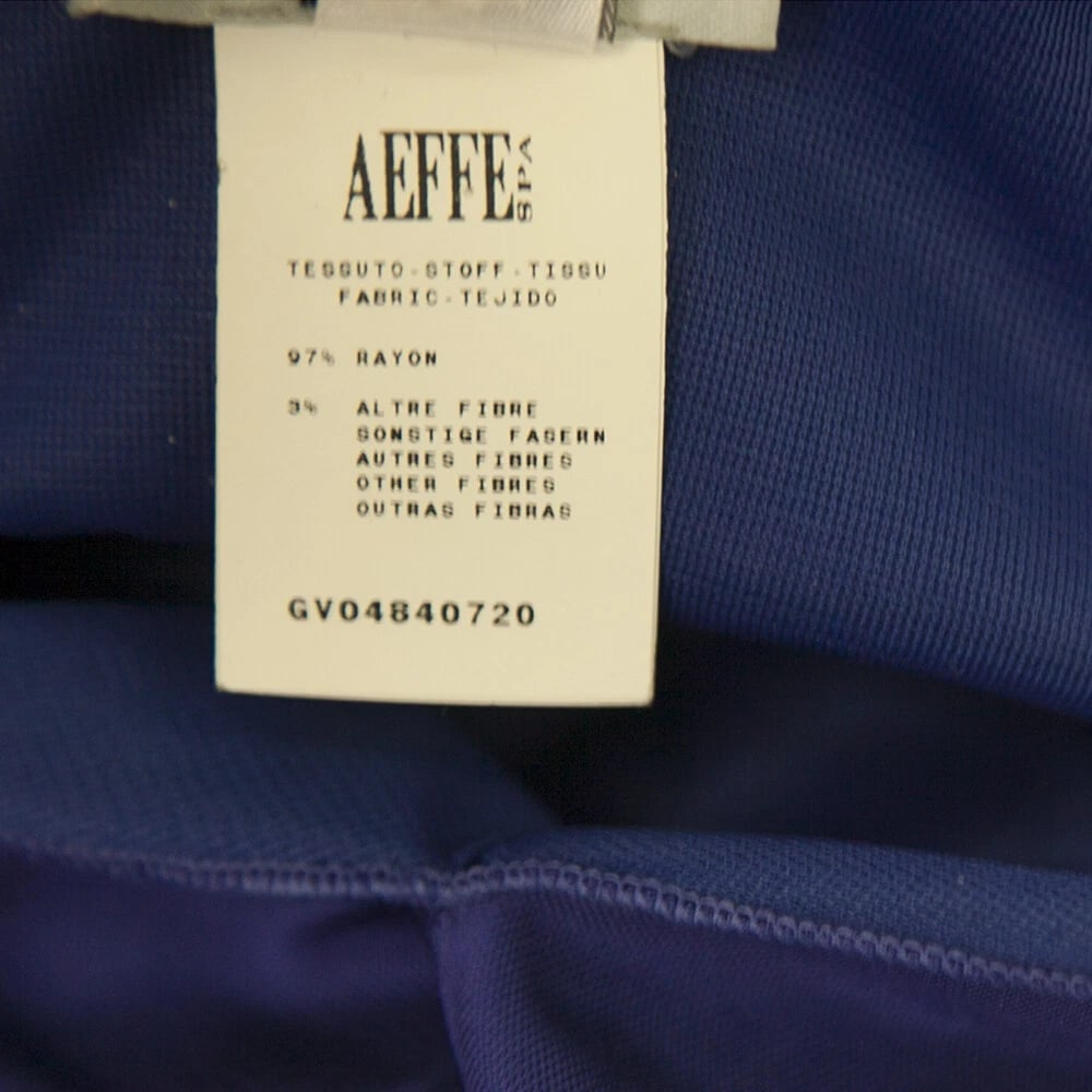 Philosophy di Alberta Ferretti Blue Belted Draped V Neckline Sleeveless dress 42 - 4