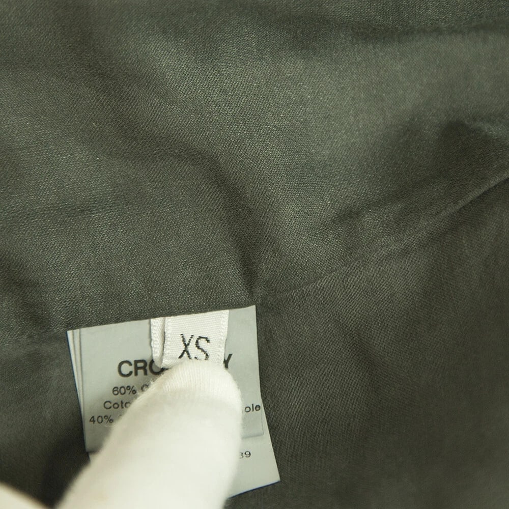 Crossley Gray Cotton Silk Knee Length Skirt size XS - 4