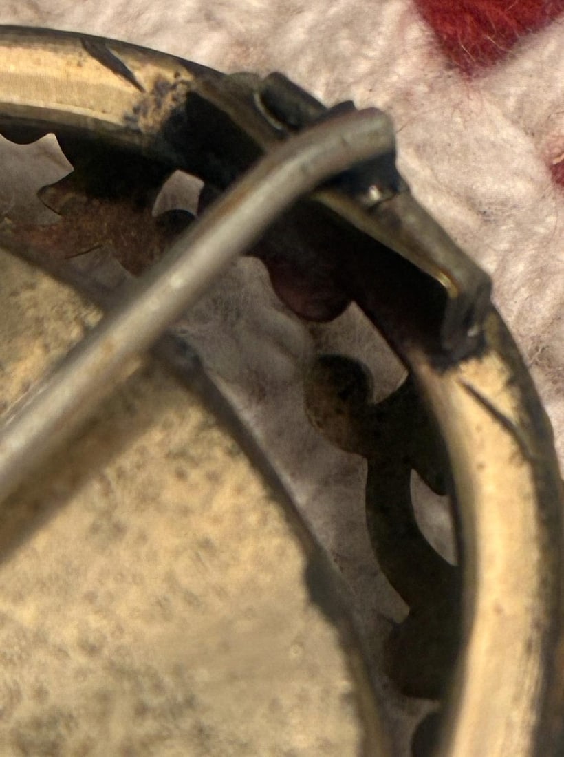 Vintage 1880s Mourning Brooch Antique Victorian Jewelry - 7