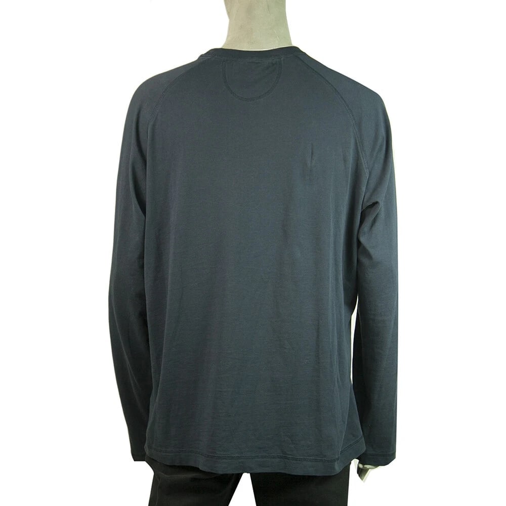 La Martina Guards Polo Club Blue Long Sleeve Cotton T-Shirt Mens Top size XXL - 2