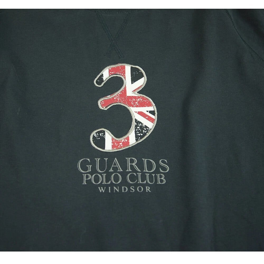La Martina Guards Polo Club Blue Long Sleeve Cotton T-Shirt Mens Top size XXL - 4