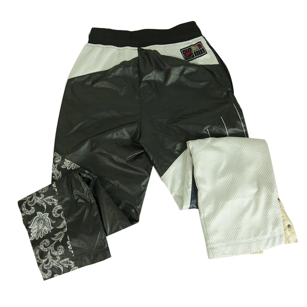 Nike Sport Black White Floral Sport Track Pants Trousers size XS - 2
