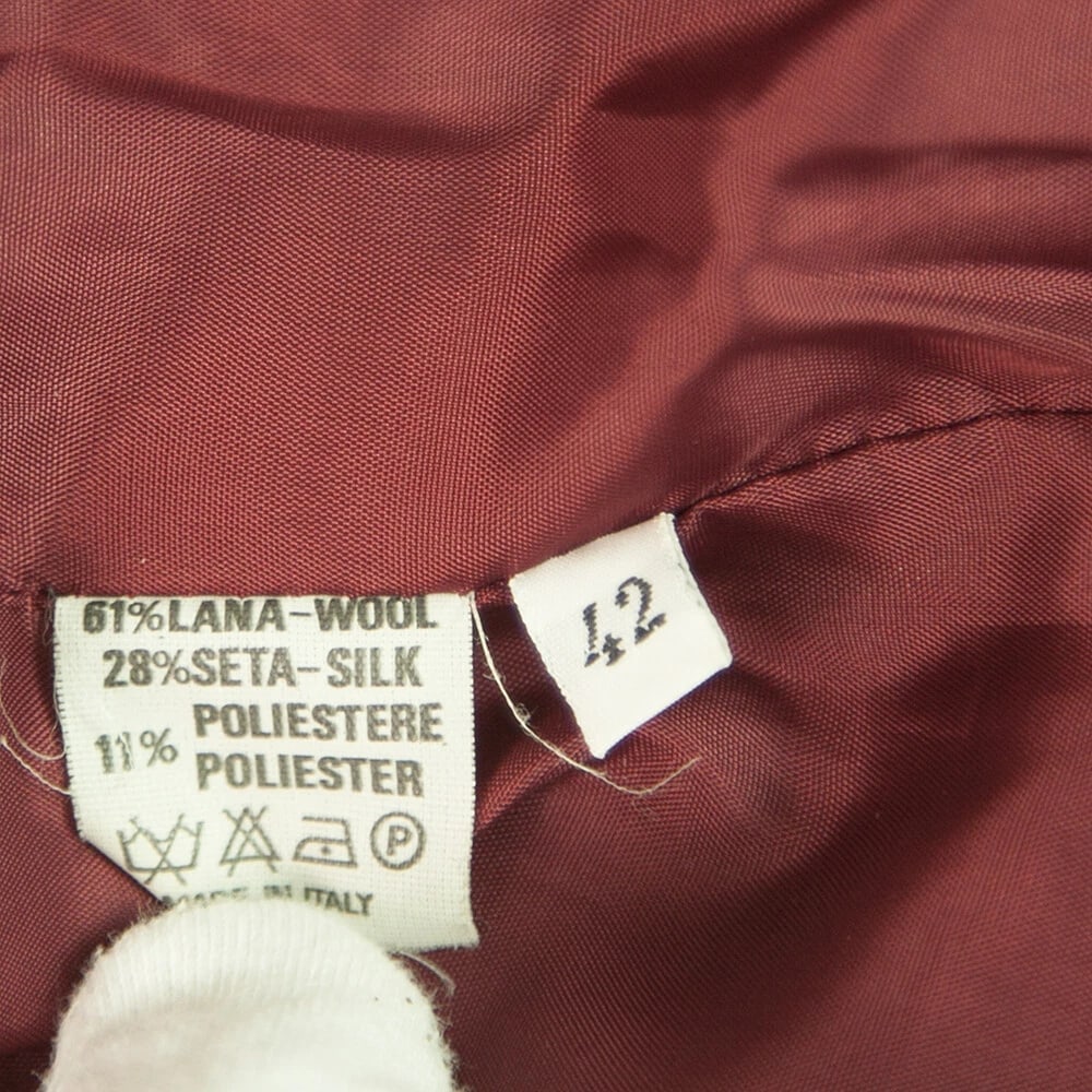 Mariano Rubinacci for RITSI Paisley One Button Blazer Wool Silk Jacket 42 - 4