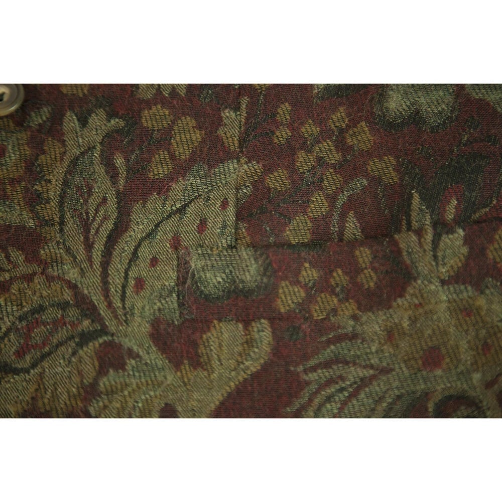 Mariano Rubinacci for RITSI Paisley One Button Blazer Wool Silk Jacket 42 - 5