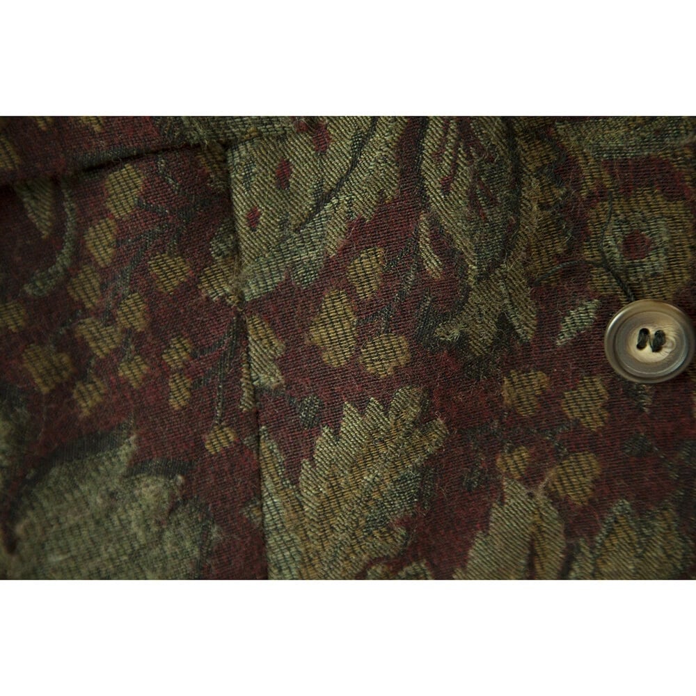 Mariano Rubinacci for RITSI Paisley One Button Blazer Wool Silk Jacket 42 - 6