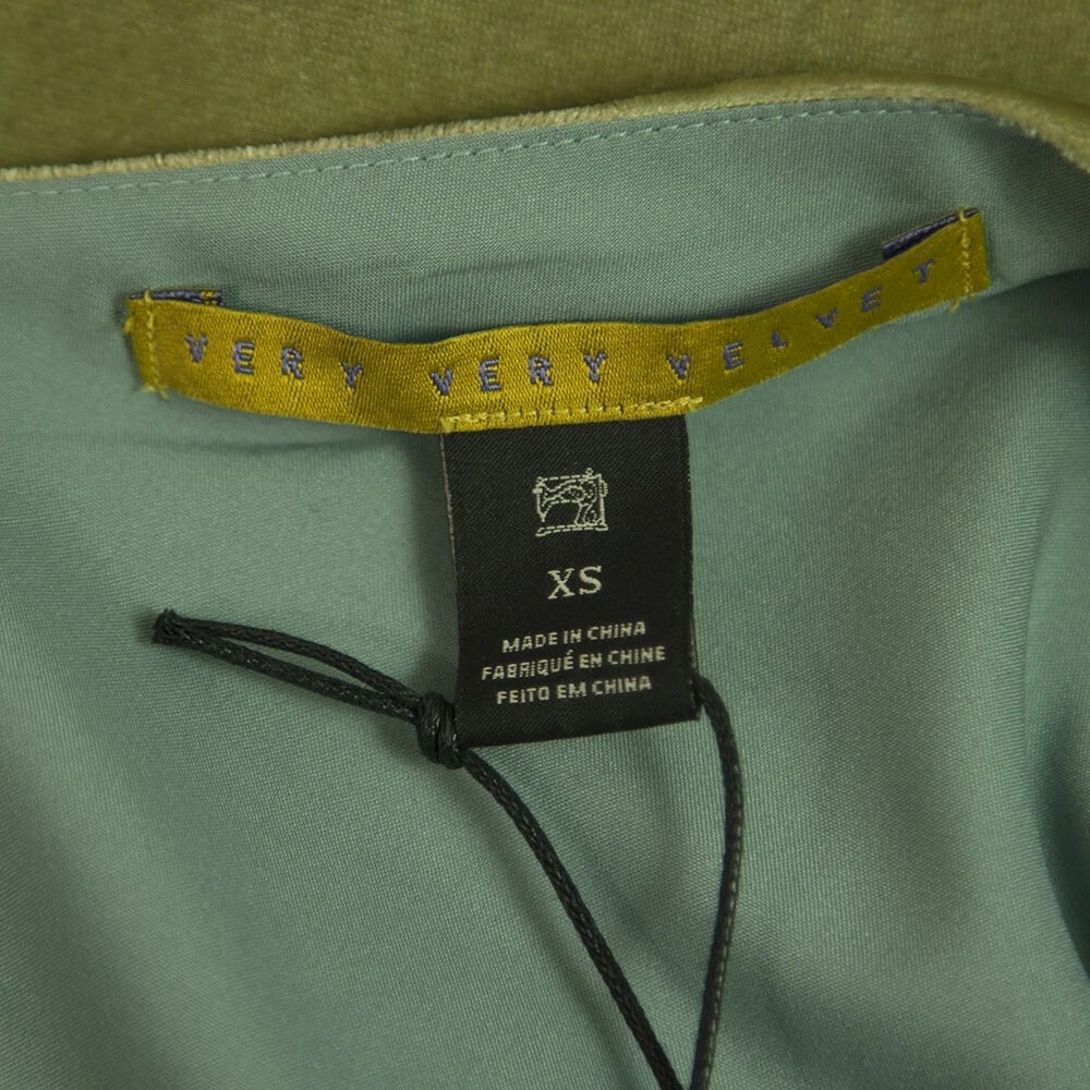 Scotch & Soda Green Velvet Purple Lace Sleeveless Camisole cami Top Size XS - 3