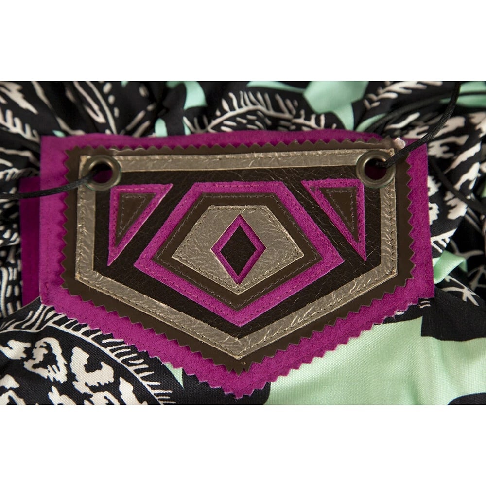 Matthew Williamson Ethnic Print Silk Sleeveless Halter Mini Summer Dress size 8 - 4