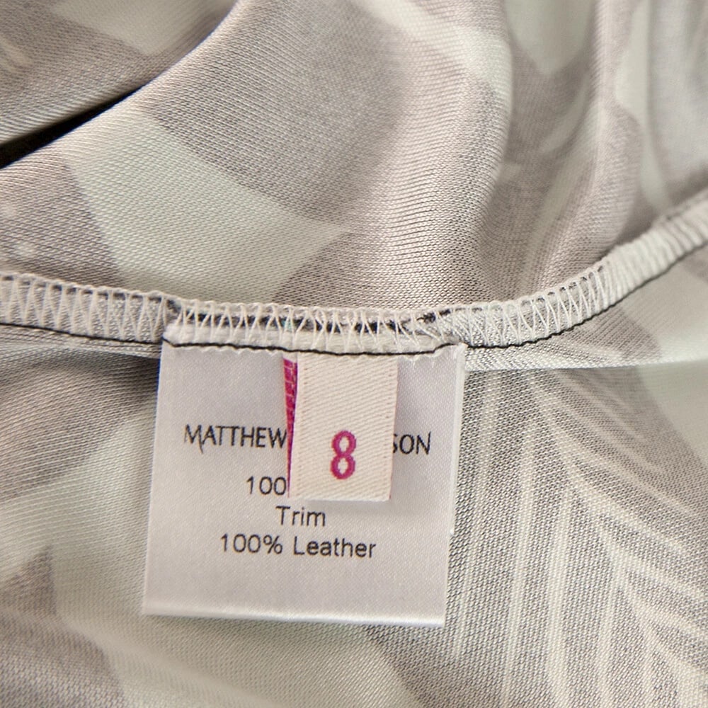 Matthew Williamson Ethnic Print Silk Sleeveless Halter Mini Summer Dress size 8 - 5