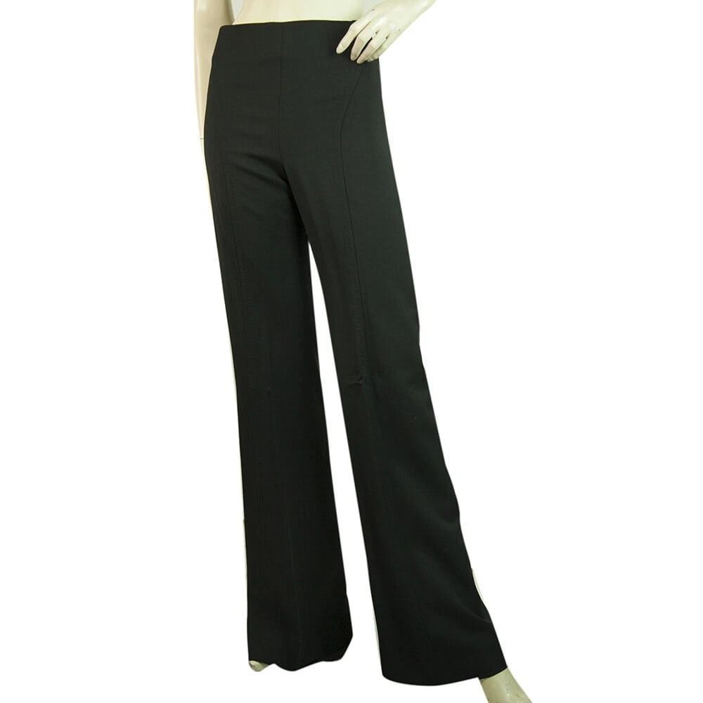 Dsquared 2 D2 Black Woolen High waist Flared Leg Trousers Pants size 40 (1 of 5)