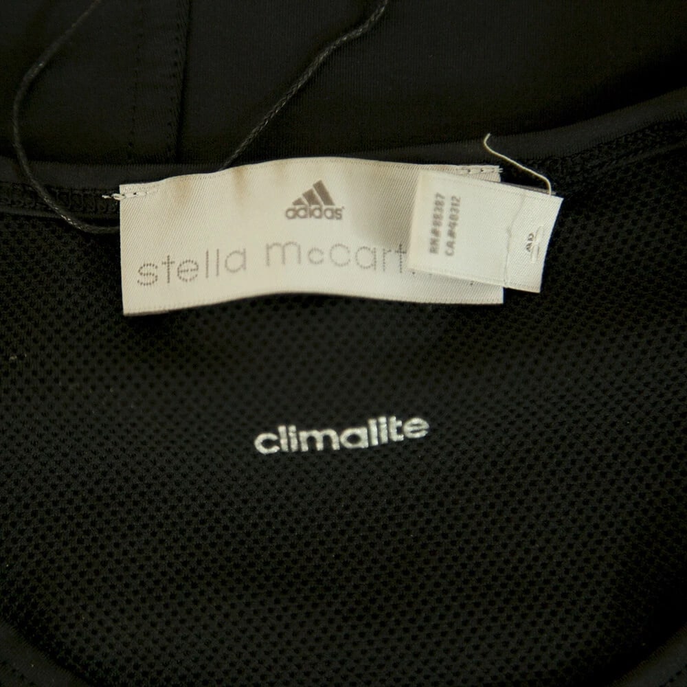 Adidas Stella McCartney Black Climalite Activewear Sport T-Shirt Top sz S - 3