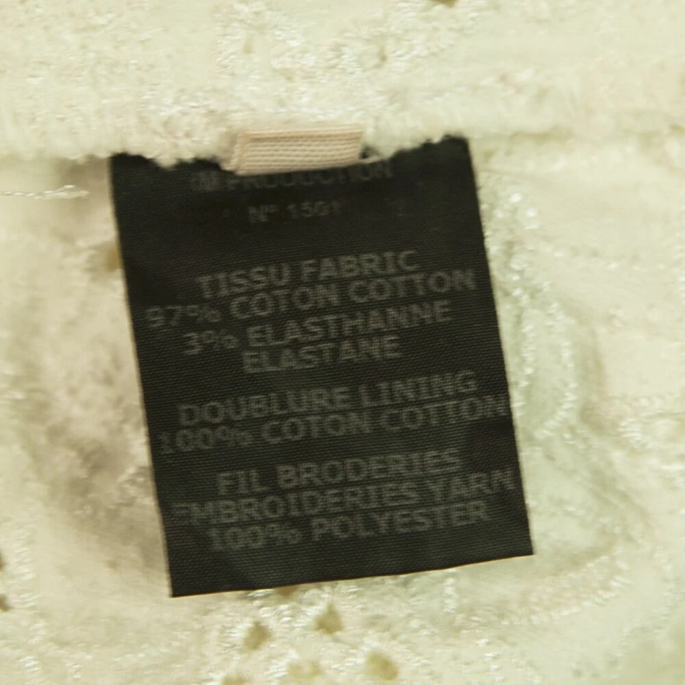 Isabel Marant Etoile Cream Broderie Lace Summer Shorts Pants size 38 - 4