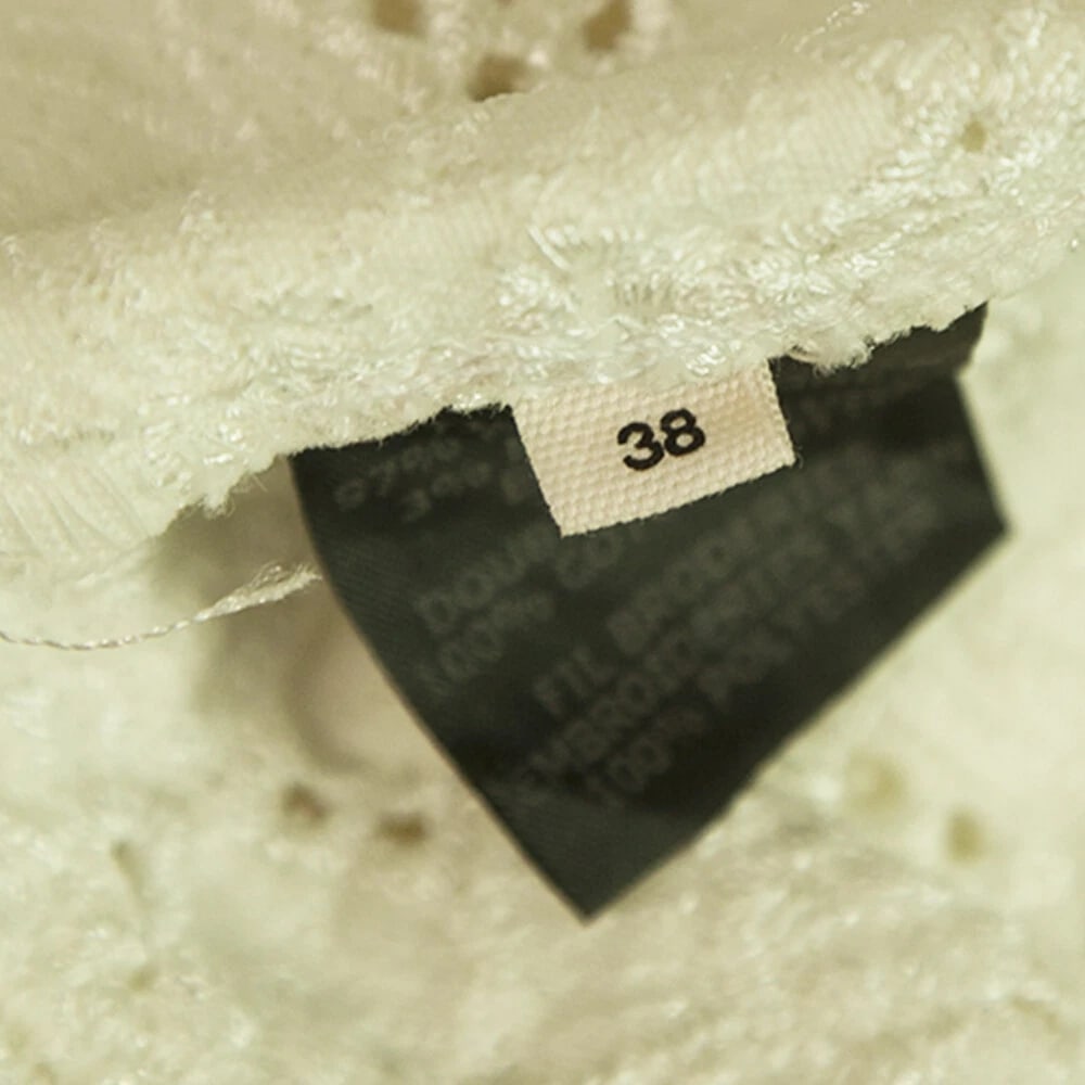 Isabel Marant Etoile Cream Broderie Lace Summer Shorts Pants size 38 - 5