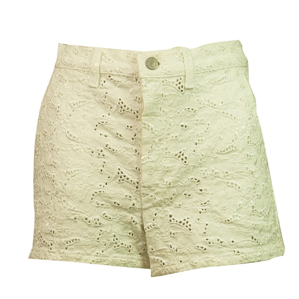 Isabel Marant Etoile Cream Broderie Lace Summer Shorts Pants size 38 - 8