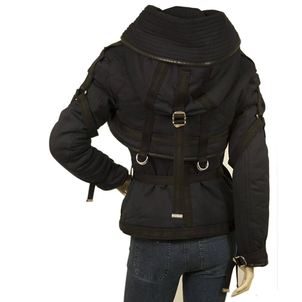 Dsquared2 D2 Blue 2 Pieces Set Vest & Hooded Bolero Jacket size 42 - 2