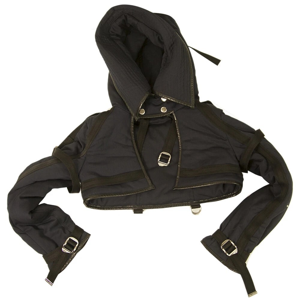 Dsquared2 D2 Blue 2 Pieces Set Vest & Hooded Bolero Jacket size 42 - 5