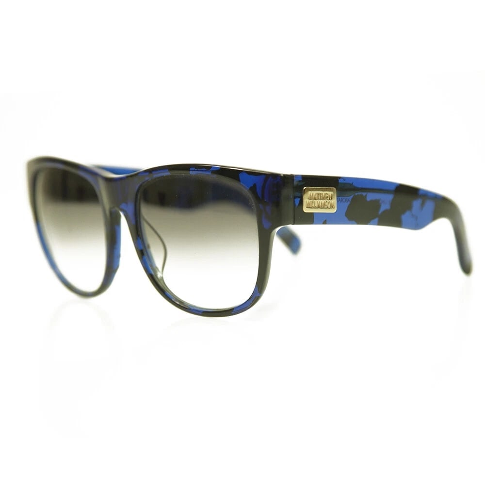 Matthew Williamson X Linda Farrow Blue Black Designer Sunglasses - 2