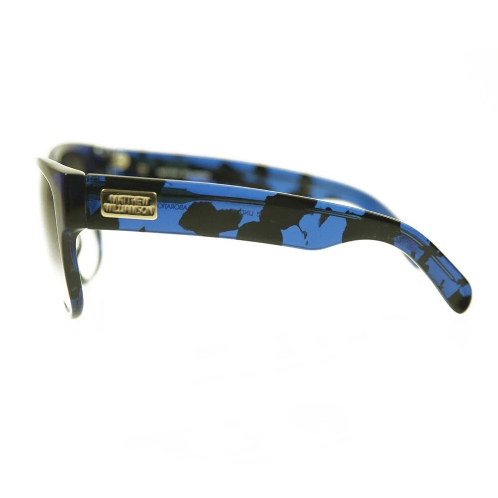 Matthew Williamson X Linda Farrow Blue Black Designer Sunglasses - 4