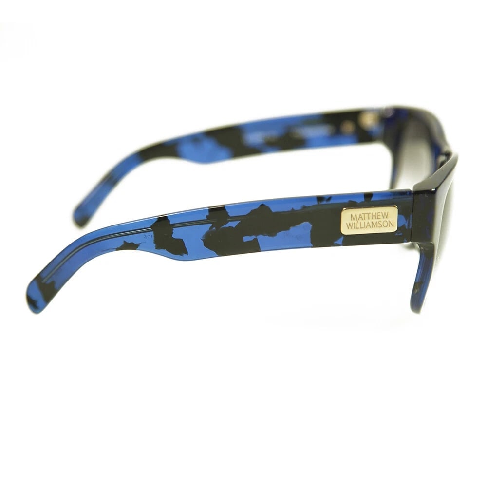 Matthew Williamson X Linda Farrow Blue Black Designer Sunglasses - 5