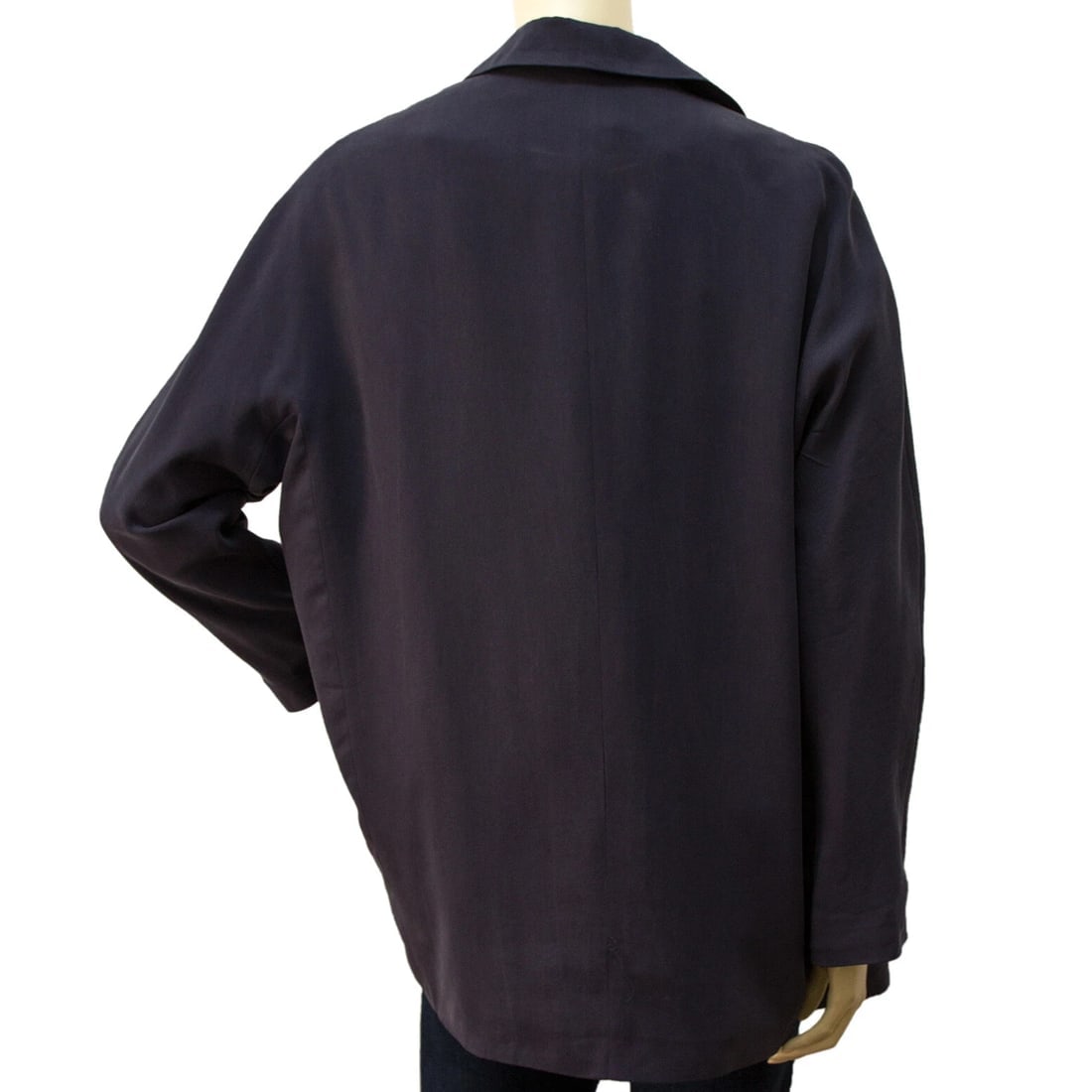 J'aime Les Garcons Blue Boyfriend Oversize Cotton Summer Blazer jacket size S - 2