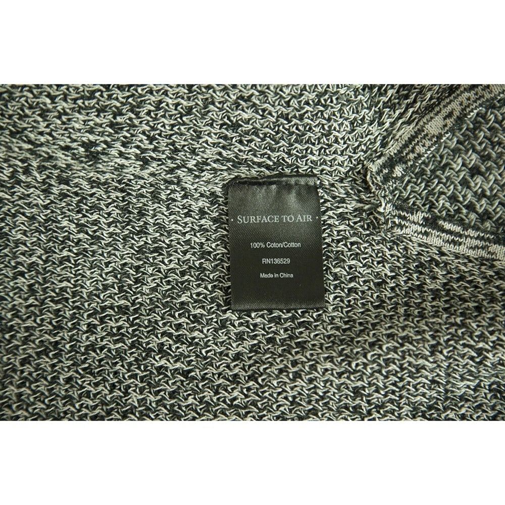 Surface to air Gray Cotton Longer at The Back Cardi Cardigan Top size 36 - 4