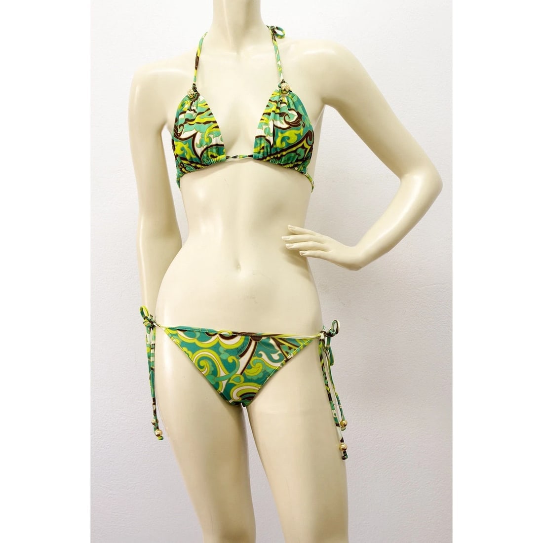 Milly Cabana Green and Brown Kaleidoscopic Print Bikini Swimsuit Swimwear size S: Title:Milly Cabana Green and Brown Kaleidoscopic Print Bikini Swimsuit Swimwear size SDescription:Milly Cabana Green and Brown Kaleidoscopic Print Bikini Swimsuit Swimwear size S Amazing swimsuit