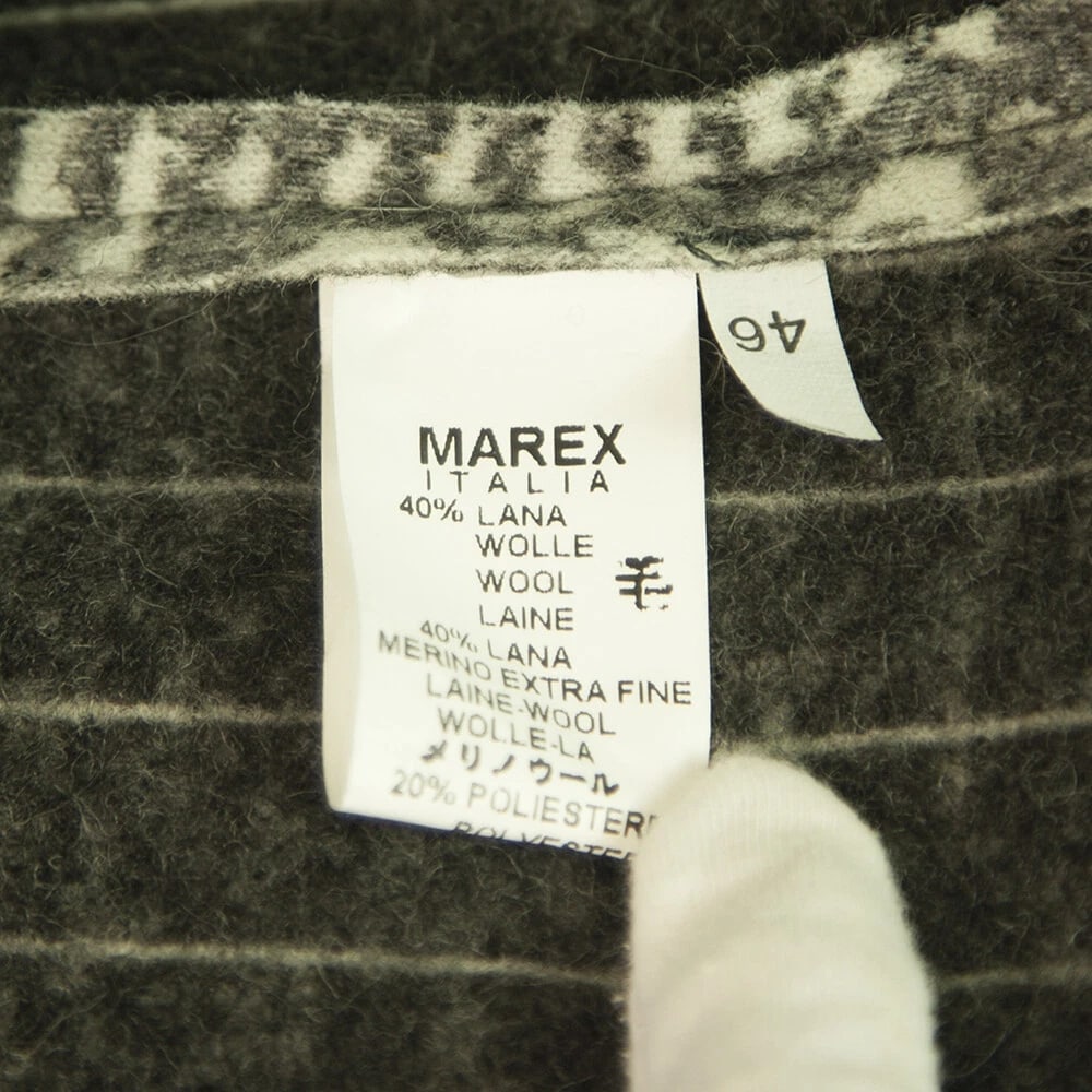 Angelo Marani Gray Merino Wool Calf Length Winter Warm Fur Collar Coat sz 46 - 8