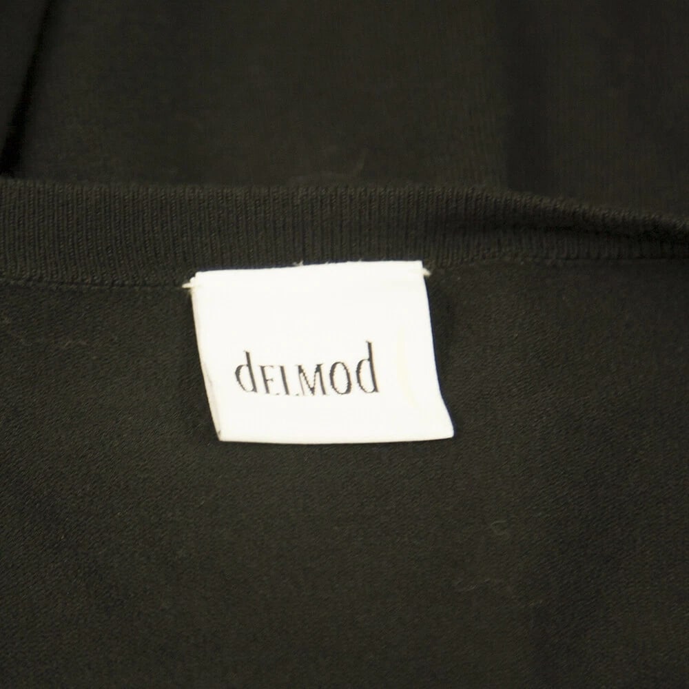 Delmod Black Knit Sleeveless Turtle Neck Top- 42 Sequins Cardigan- 46 Twin Set - 3