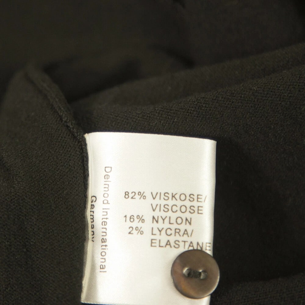 Delmod Black Knit Sleeveless Turtle Neck Top- 42 Sequins Cardigan- 46 Twin Set - 5