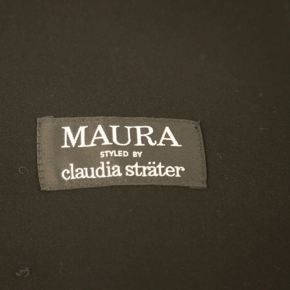 Maura Styled By Claudia Sträter Black Trench Double Breasted Long Coat size 44 - 4