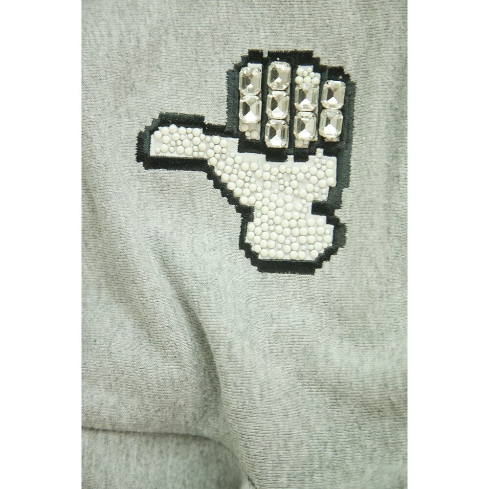 Philipp Plein Gray Black Logo Sweatpants trousers pants size S - 6